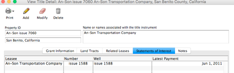 Fig 5-6 Statement of Interest tab